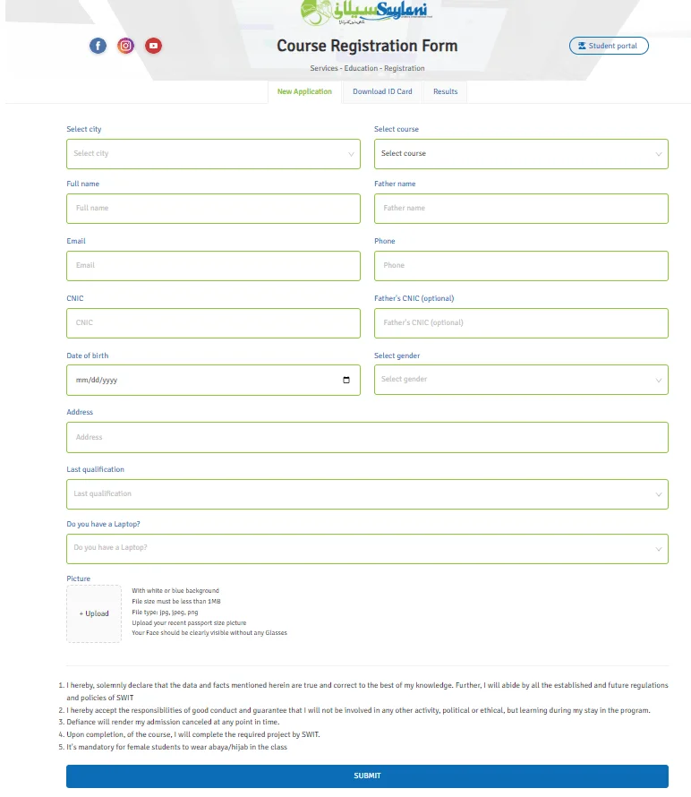 Saylani-Education-Courses-Registration-Form Saylani-Education-Courses-Registration-Form