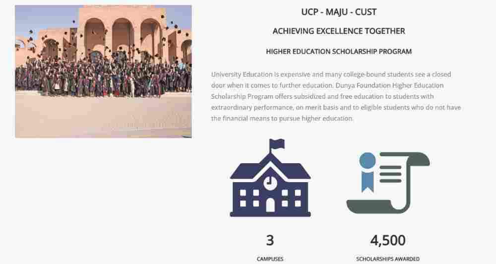 Dunya-Foundation-Higher-Education-Scholarship-Program