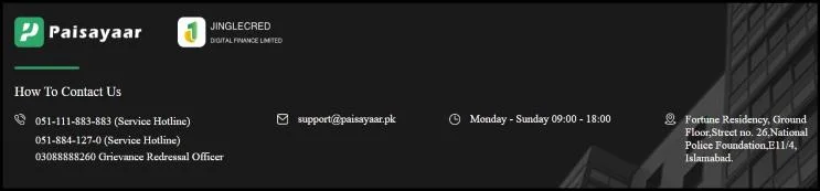 Paisayaar-Contact-Details Paisayaar-Contact-Details