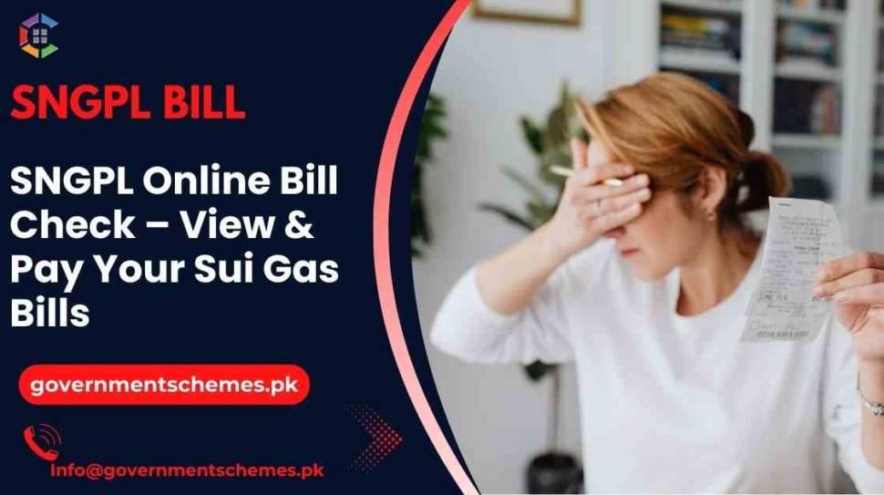 SNGPL-Online-Bill-Check-View-&-Pay