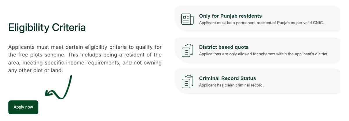 Maryam Nawaz 3 Marla Scheme | Apni Zameen Apna Ghar 3 Marla Scheme 2026 5 Apni-Zameen-Apna-Ghar-Scheme-Eligibility-Criteria