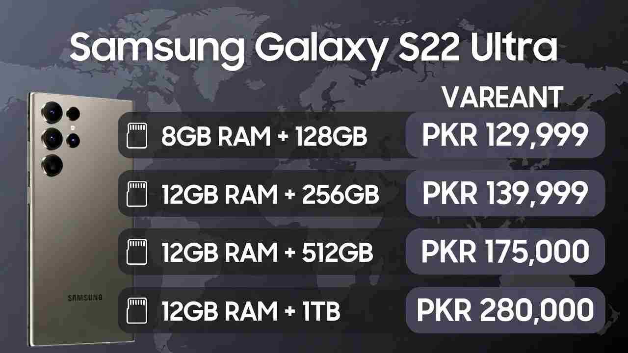 Samsung S22 Ultra Price In Pakistan 2026 | Samsung S22 Price In Pakistan 1 Samsung-S22-Ultra-Price