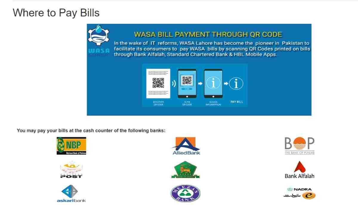 WASA Online Bill Check 14 Digit- Download Duplicate Copy 4 WASA