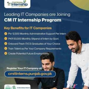 CM Punjab Internship Program Apply Online (Get PKR 70K)