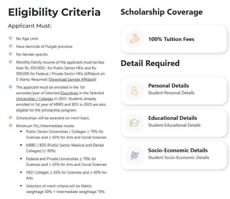 Honhaar-Scholarship-Eligibility-Criteria