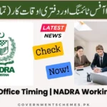 NADRA-Office-Timing