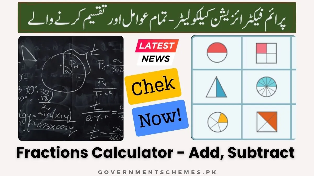 Fractions Calculator - Add, Subtract and Convert Fractions 1 Fractions-Calculator