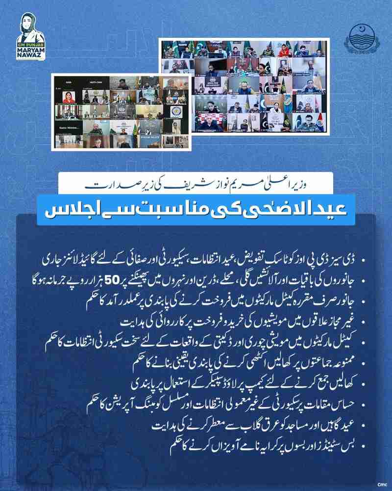 Suthra Punjab Grand Cleanliness Operation For Eid-ul-Adha (By Maryam Nawaz) 1 CM-Punjab-Suthra-Punjab-Grand-Cleanliness-Operation-For-Eid-ul-Adha