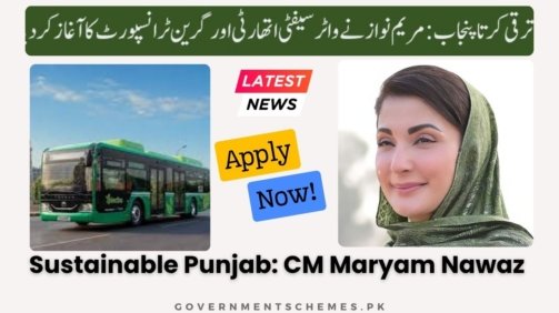 Sustainable -Punjab -Maryam -Nawaz -Water -Safety -Authority